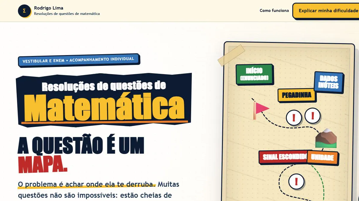 Capa do projeto Matemática Leve